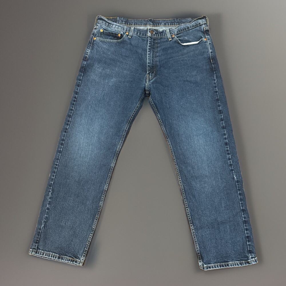 Levi's 505 Red Tab Jeans Men's 40x30 Straight Leg Medium Wash Blue